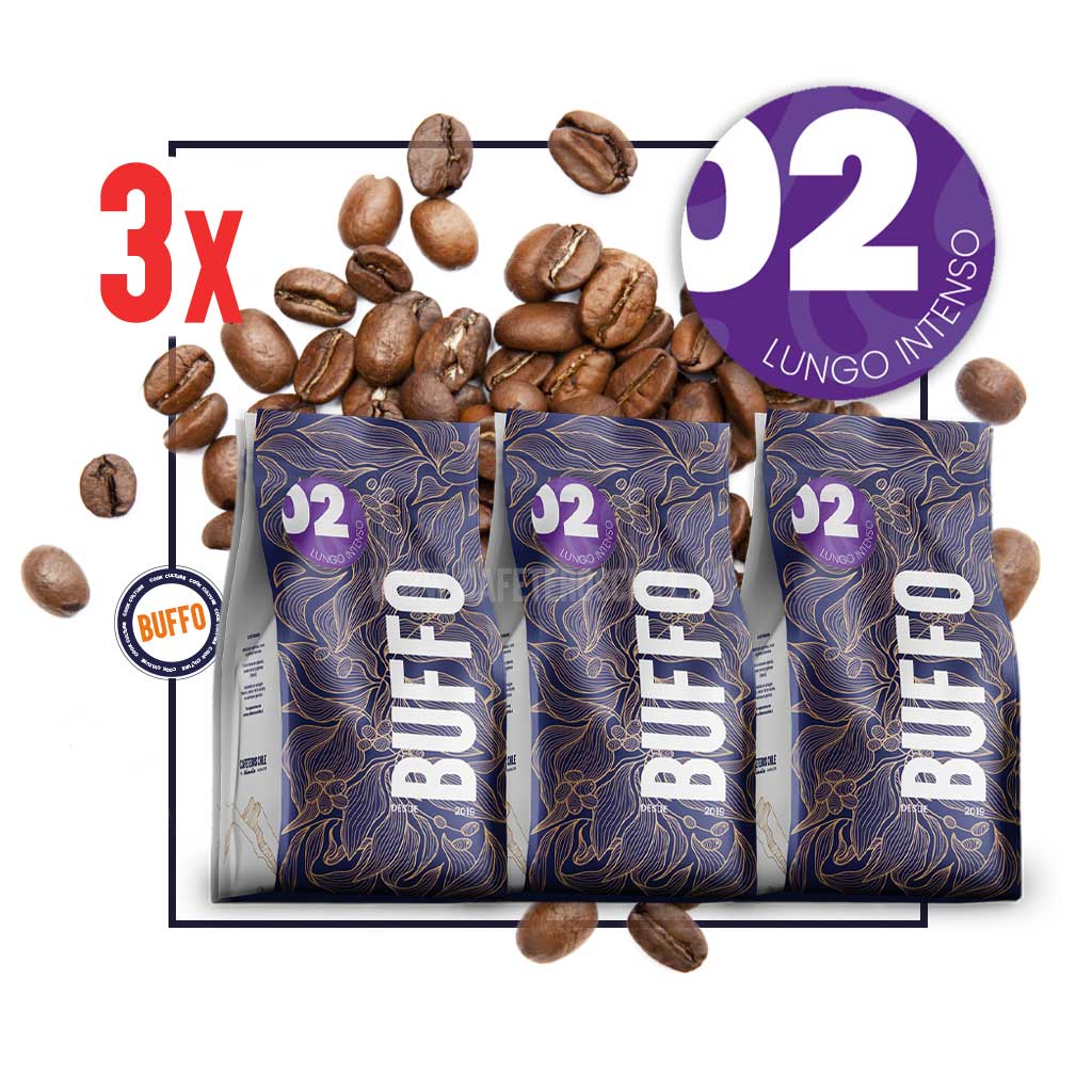3kg Buffo Lungo Intenso - Cafeteros Chile