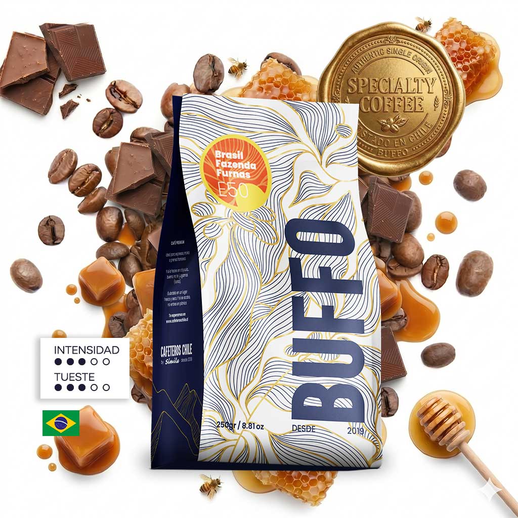 E50-Buffo Brasil Fazenda Furnas 250gr Grano