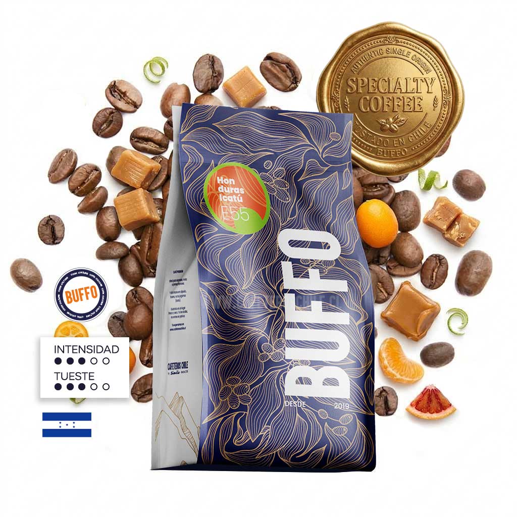 B54 - Buffo Honduras Tegucigalpa 1kg Grano - Cafeteros Chile