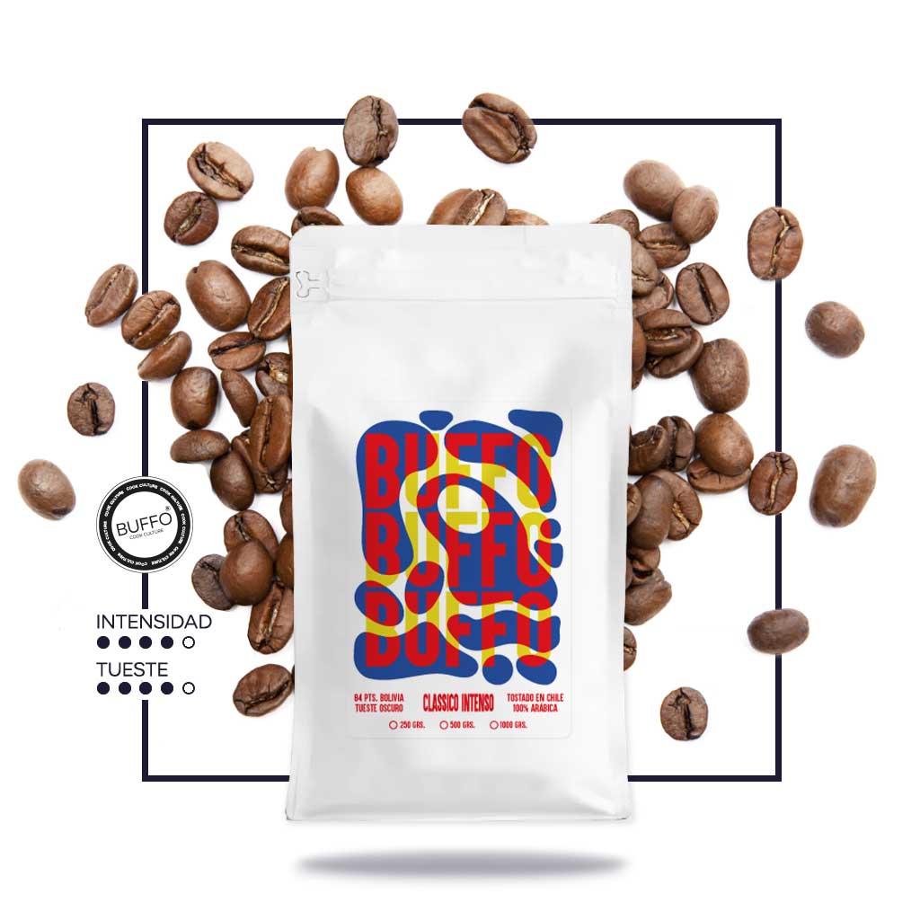 Buffo Classico Intenso 250gr Grano - Cafeteros Chile