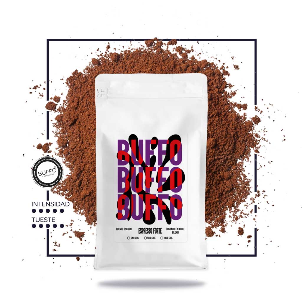 Buffo Espresso Forte 250gr Molido - Cafeteros Chile