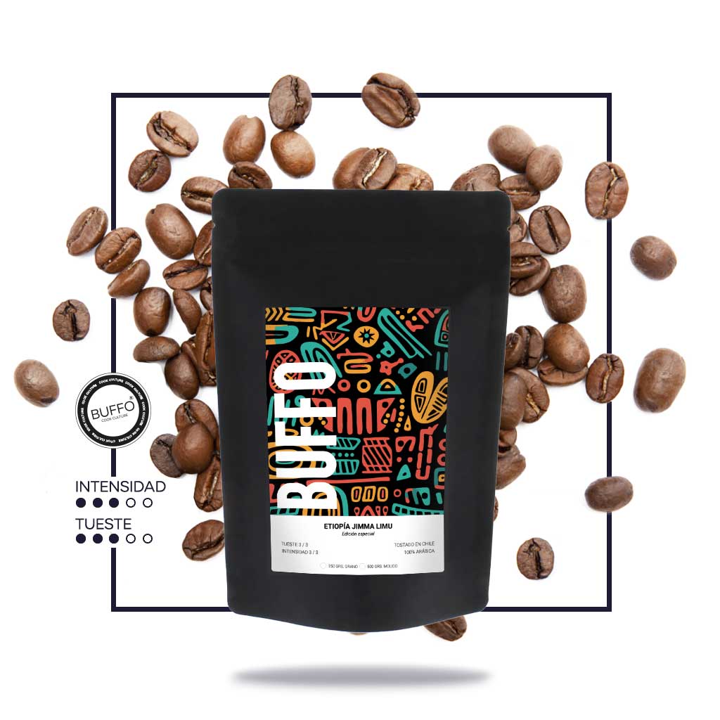 Buffo Etiopía Limu 250gr grano - Cafeteros Chile