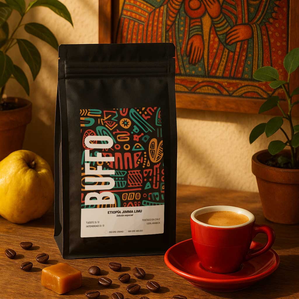 Buffo Etiopía Limu 250gr grano - Cafeteros Chile