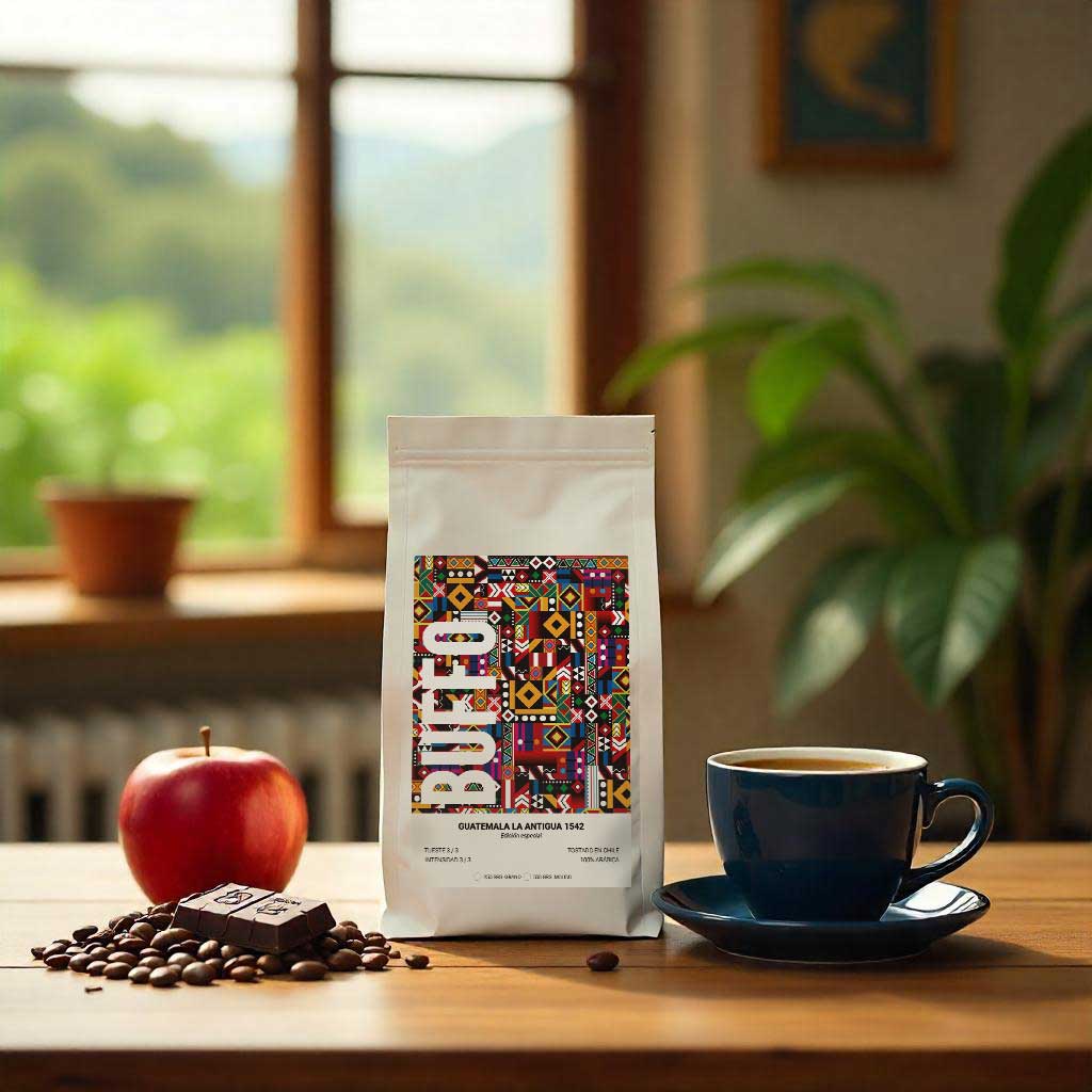 Buffo Guatemala antigua 250gr grano - Cafeteros Chile