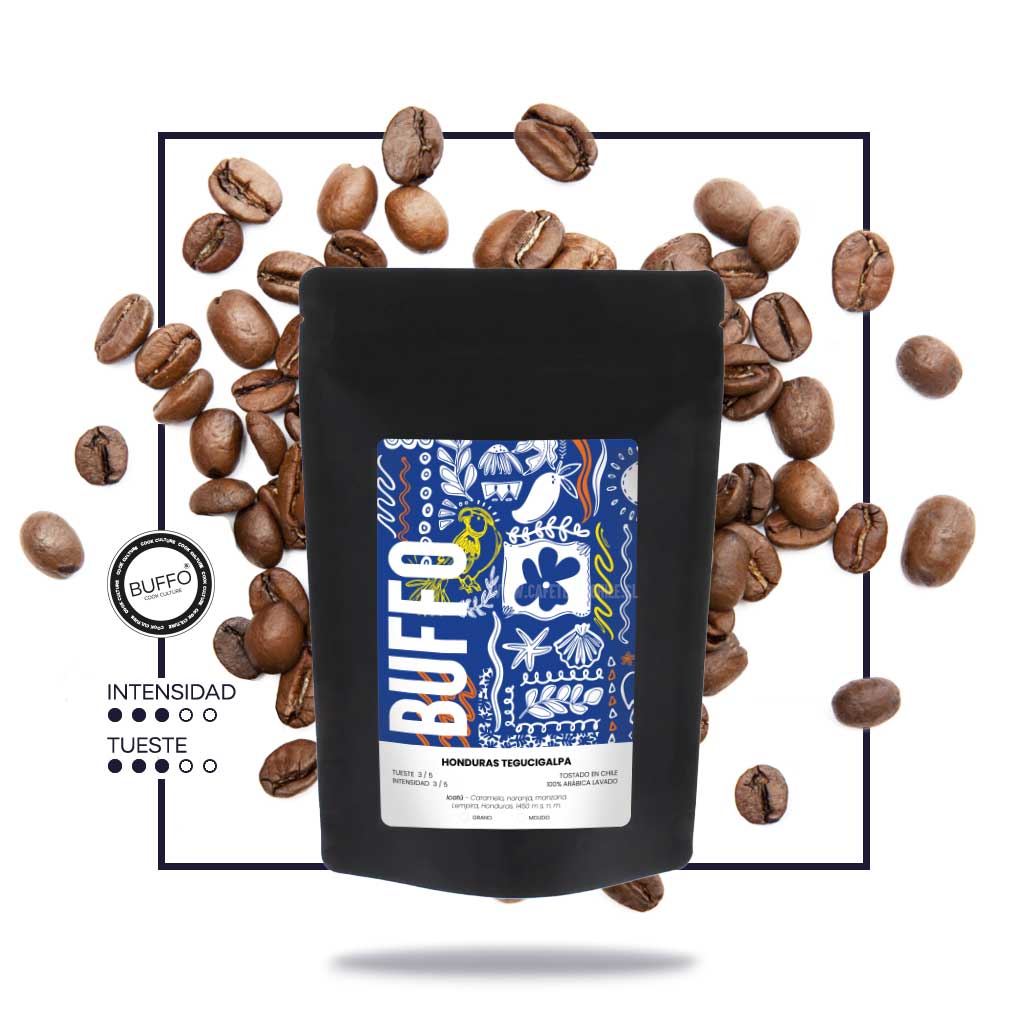 Buffo Honduras Lempira 250gr grano - Cafeteros Chile