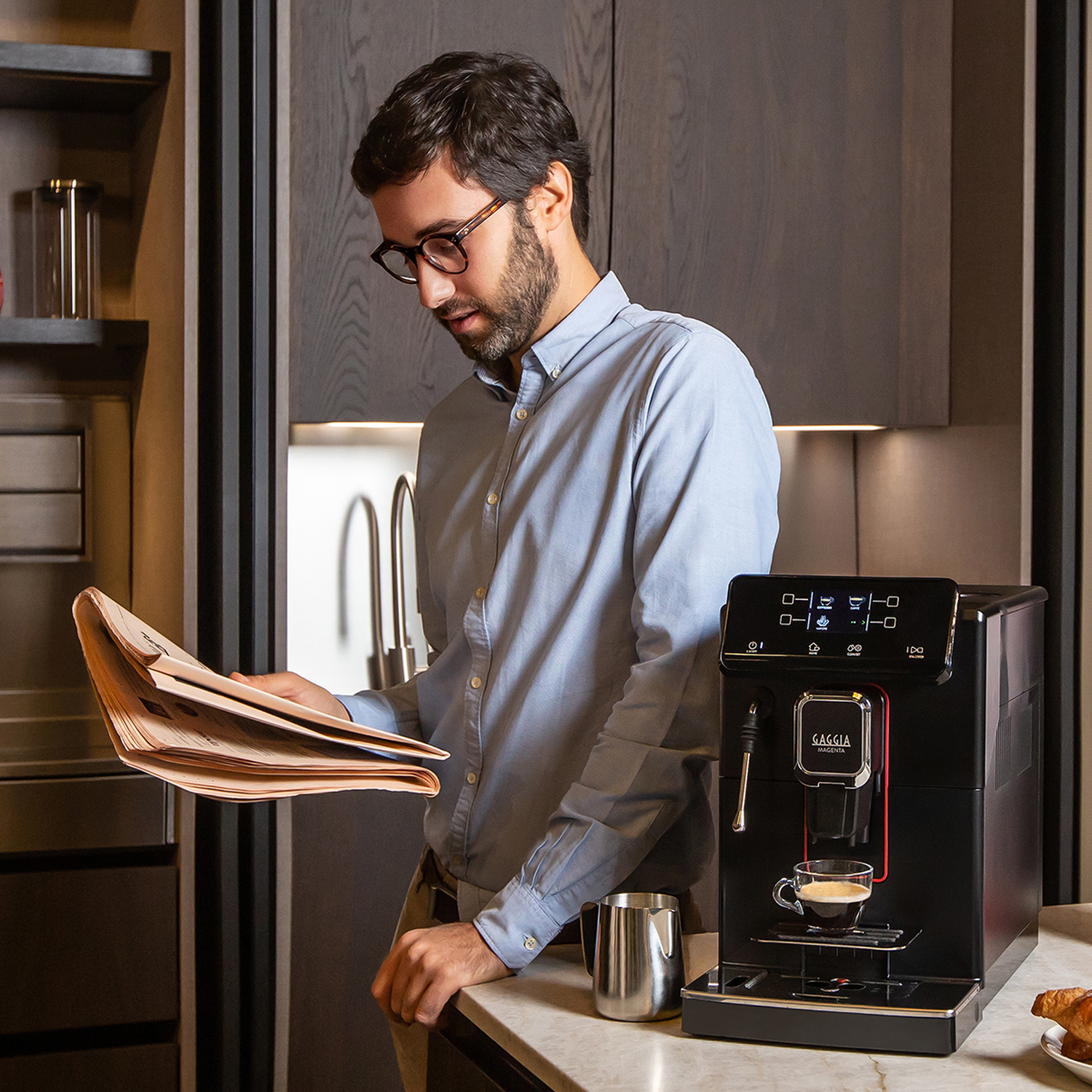Gaggia Magenta Plus - panel de botones capacitivos