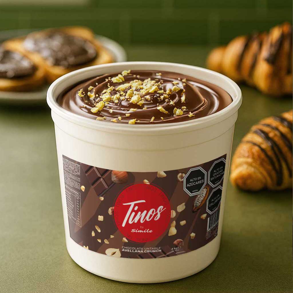 Chocolate untable avellana crunch 4kg - Cafeteros Chile