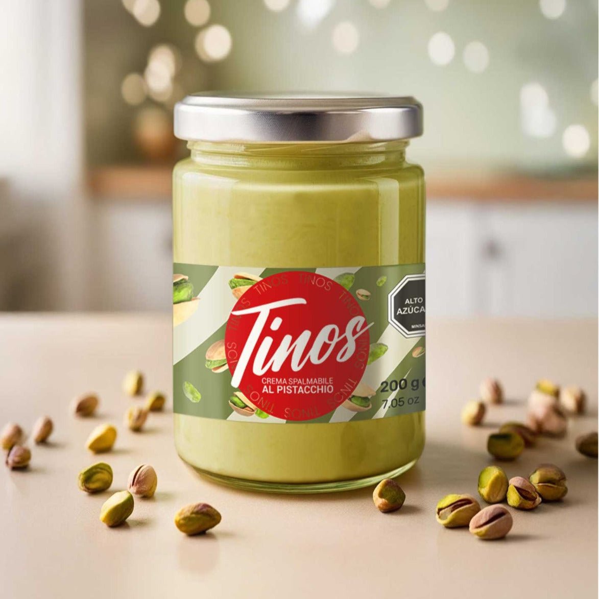 Crema untable pistacho 200gr - Cafeteros Chile