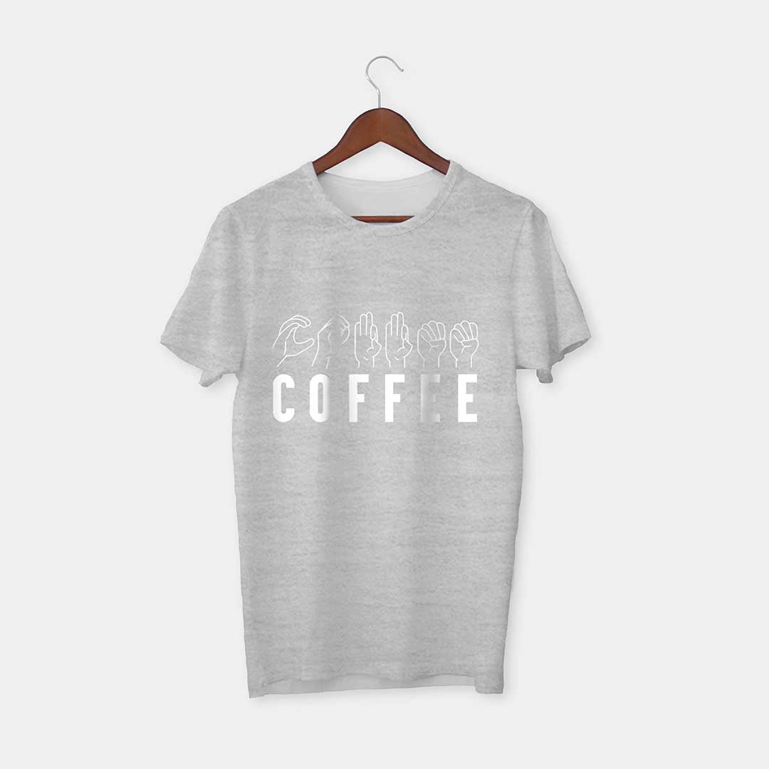 Polera Señas Gris - Cafeteros Chile