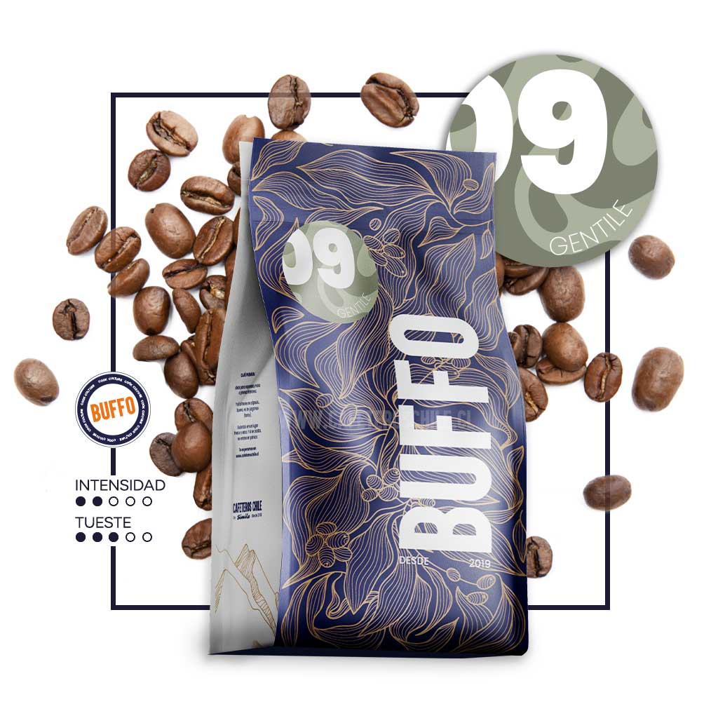 09 - Buffo Gentile 1kg Grano - Cafeteros Chile