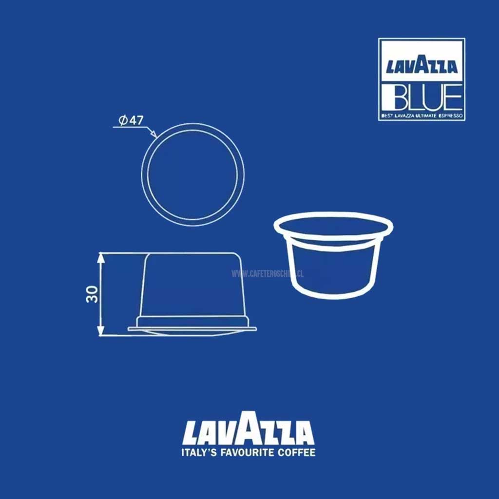 100 Cápsulas Lavazza BLUE Gold Selección - Cafeteros Chile