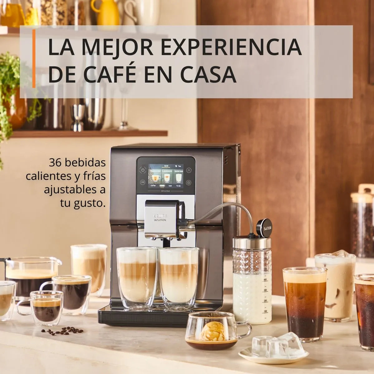 Cafetera Espresso Evidence Hot and Cold Krups