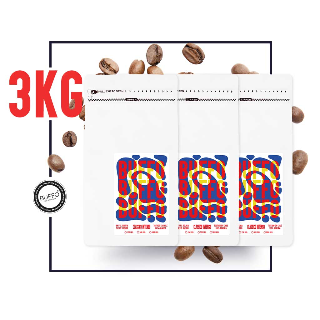 3kg Buffo Classico Intenso - Cafeteros Chile
