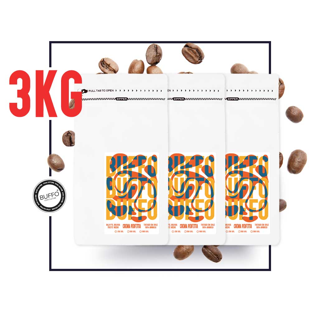 3kg Buffo Crema Perfetta - Cafeteros Chile