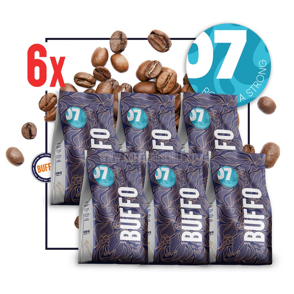 6kg Buffo 100% Robusta Strong - Cafeteros Chile
