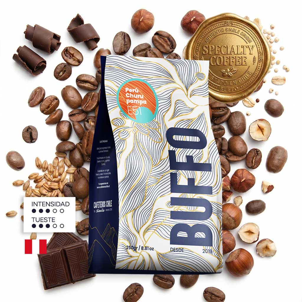 E51-Buffo Perú Churupampa 250gr Grano