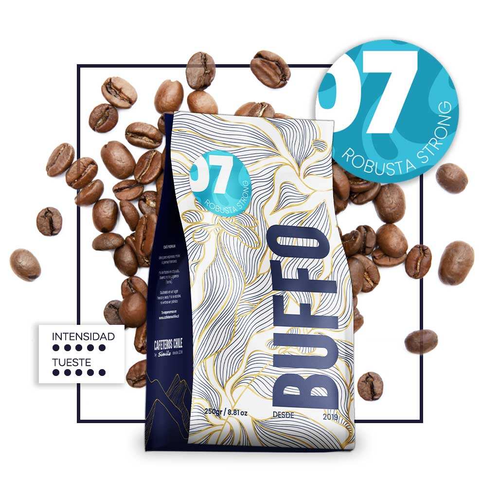 07-Buffo Strong intenso 250gr Grano