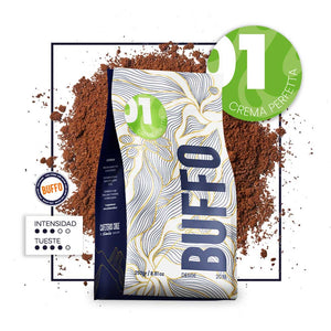 01-Buffo Crema perfetta 250gr Molido