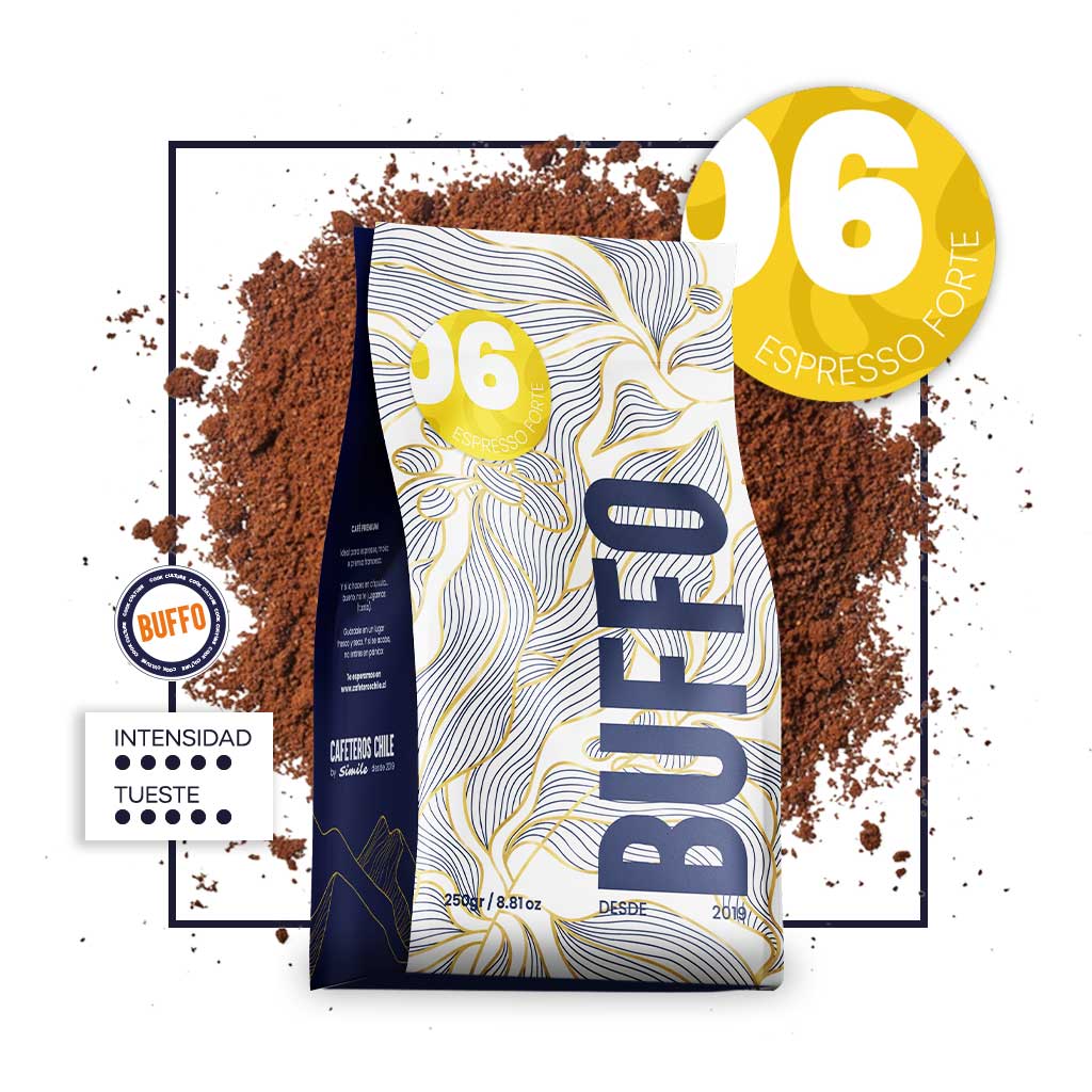 06-Buffo Espresso Forte 250gr Molido