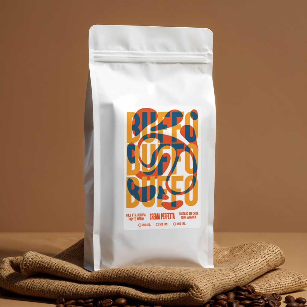 Buffo Crema Perfetta 250gr Grano - Cafeteros Chile