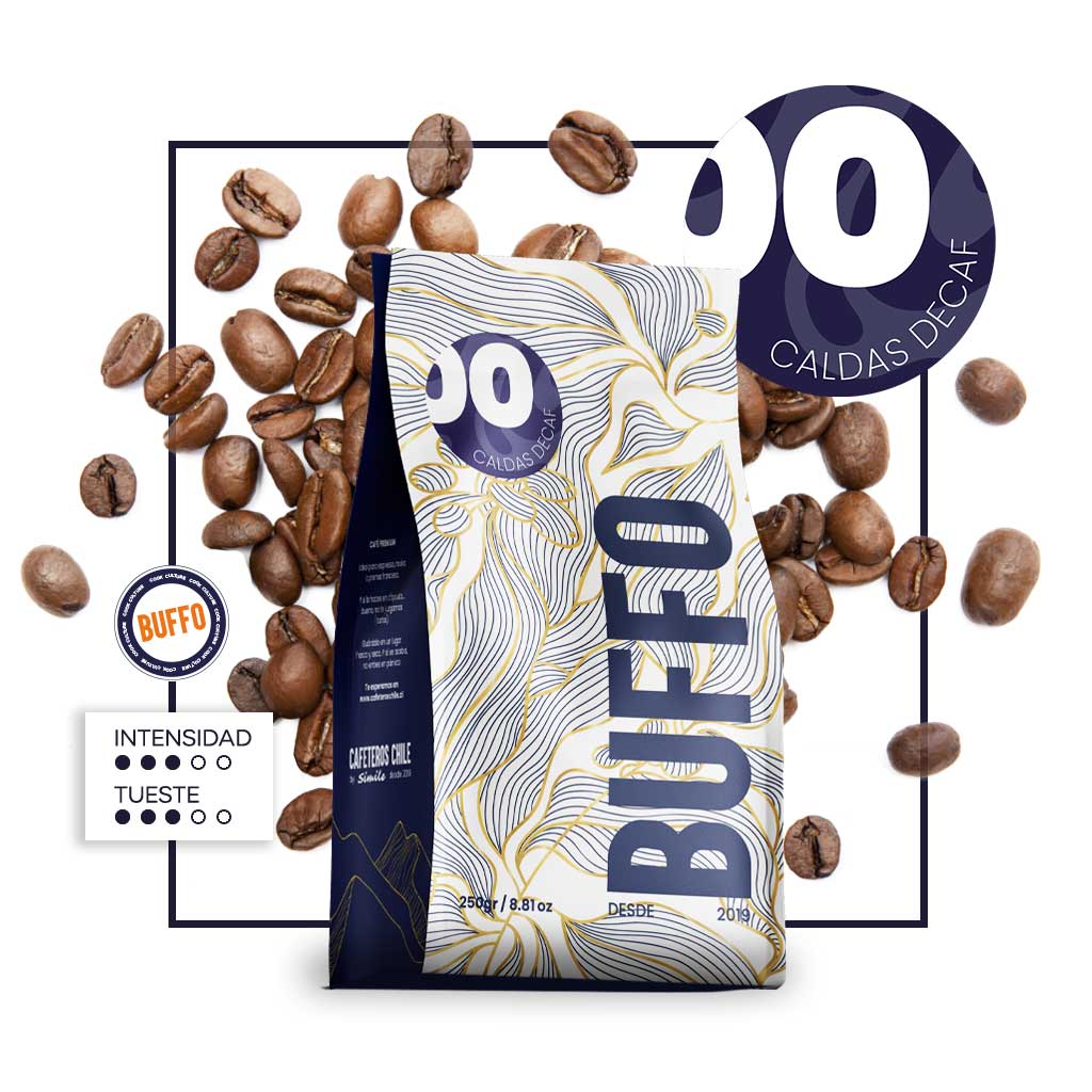 B55-Buffo Descafeinado 250gr Grano