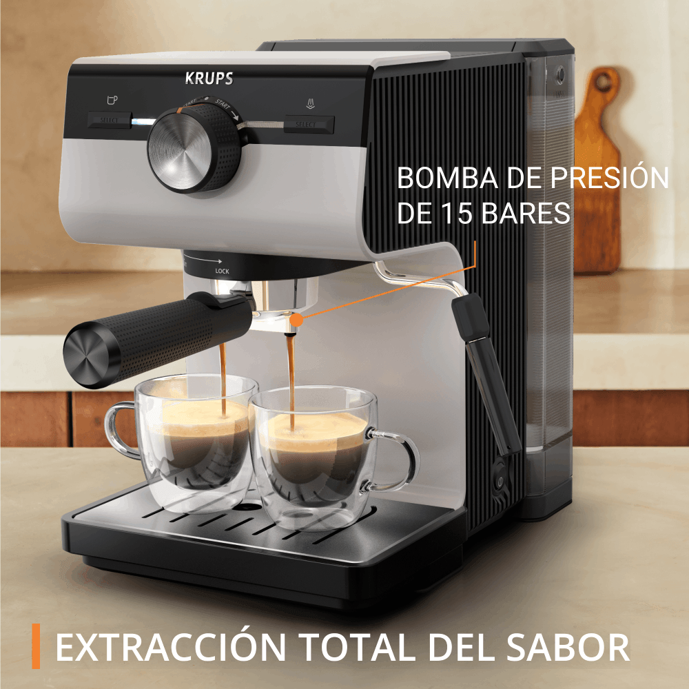 Cafetera Espresso Authentic Grey Krups