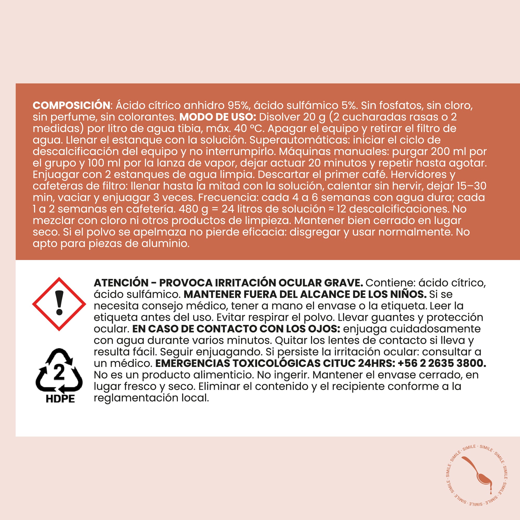 Descalcificador en polvo Lorenz · 480 g