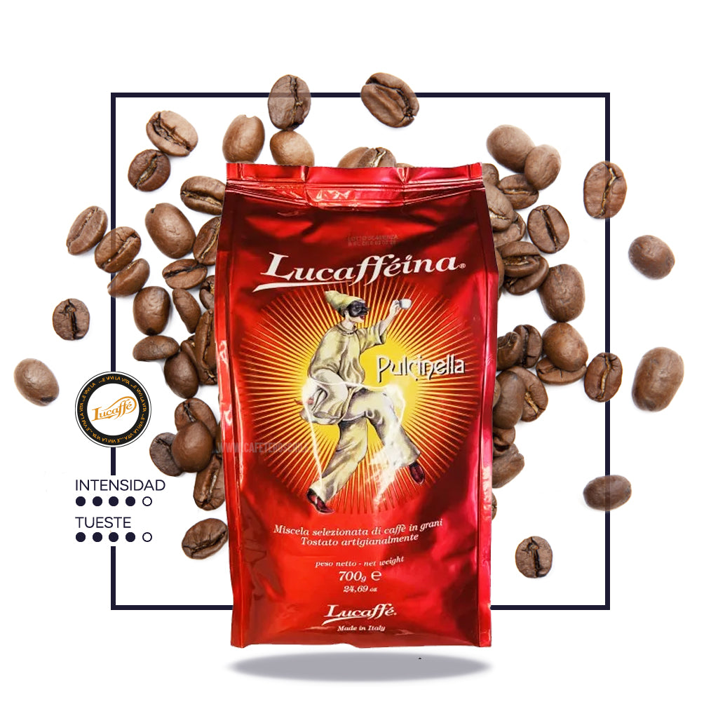 Lucaffe Pulcinella 700 grs Grano Entero