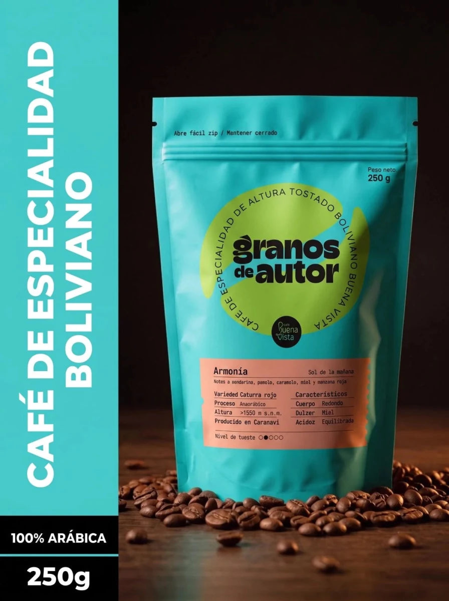 Armonía 250gr grano - Cafeteros Chile