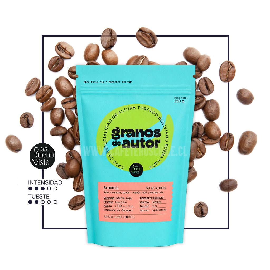 Armonía 250gr grano - Cafeteros Chile