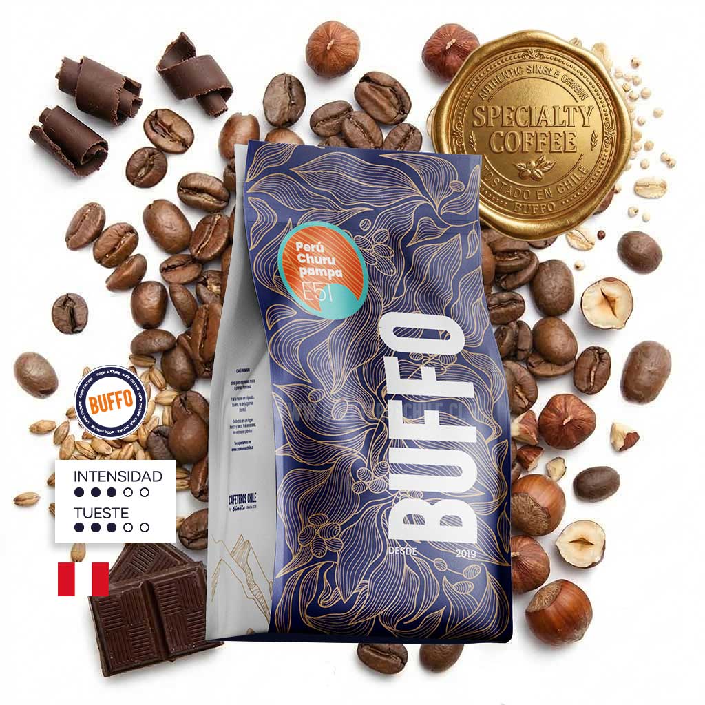 B56 - Buffo Perú Churupampa 1kg Grano - Cafeteros Chile