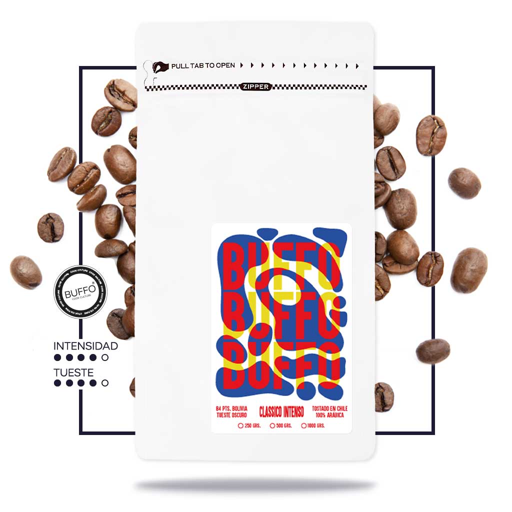 Buffo Classico Intenso 1kg Grano - Cafeteros Chile