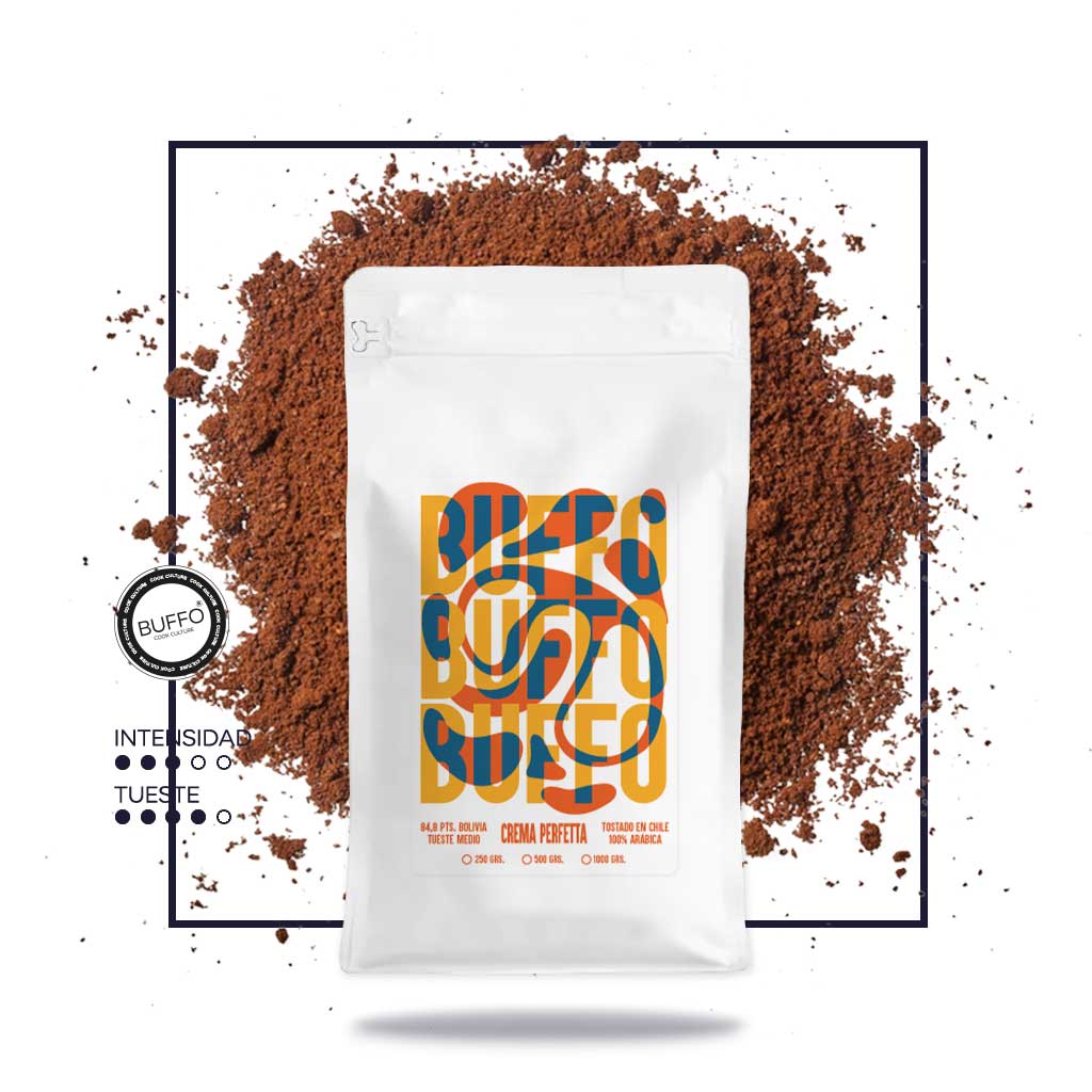 Buffo Crema Perfetta 250gr Molido - Cafeteros Chile
