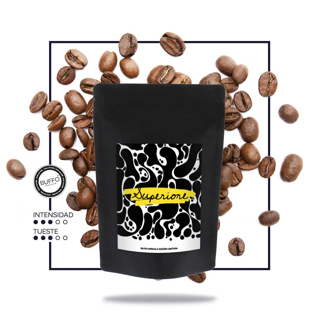 Buffo Superiore Special Edicion 250gr grano - Cafeteros Chile