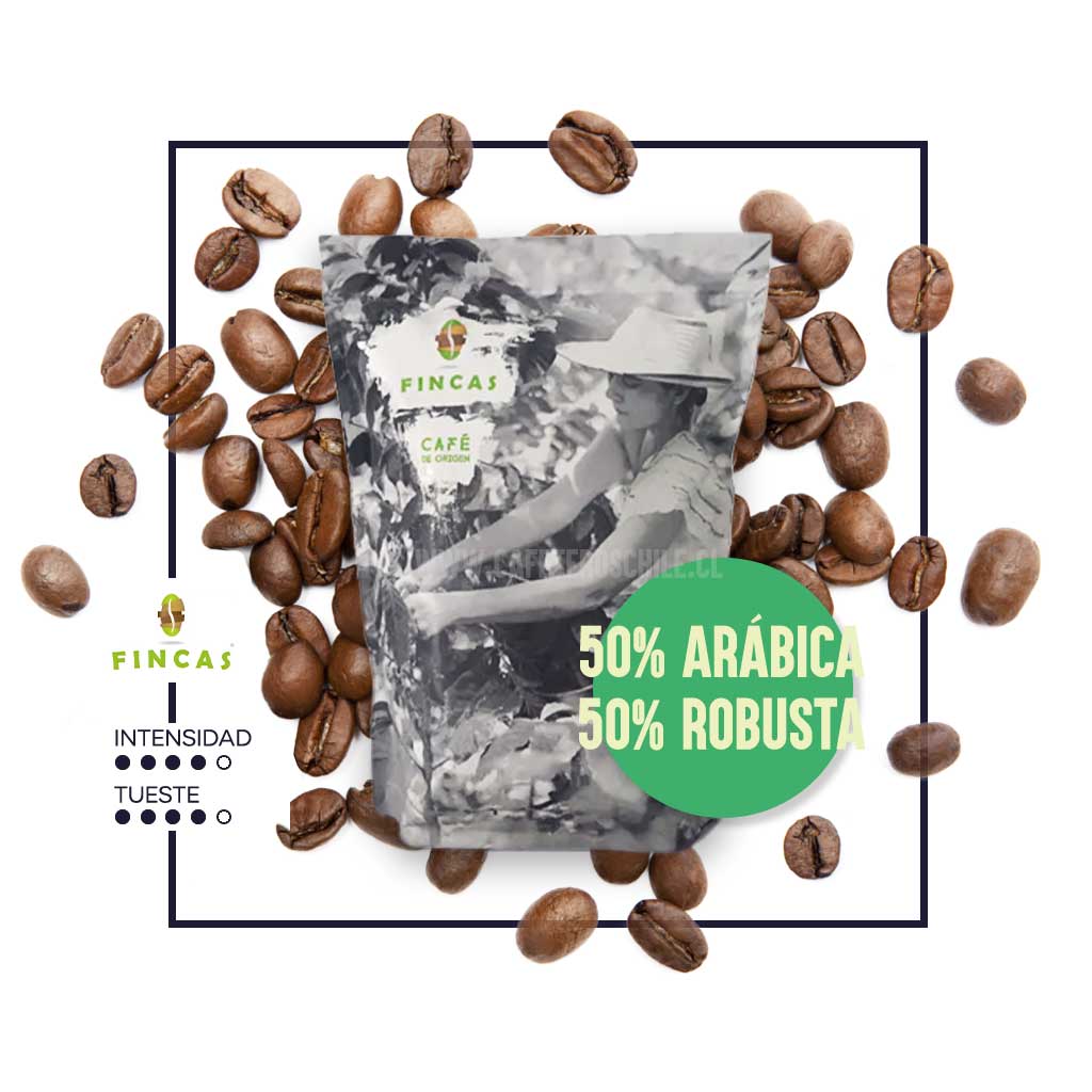 Café Blend 50/50 250gr Grano - Cafeteros Chile