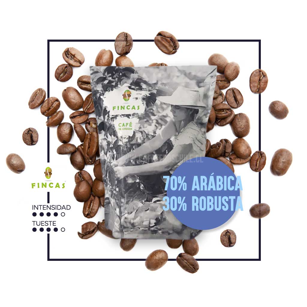 Café Blend 70/30 250gr Grano - Cafeteros Chile