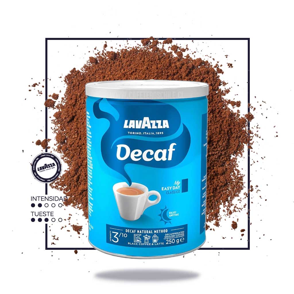 Café Descafeinado Lavazza 250gr Molido - Cafeteros Chile