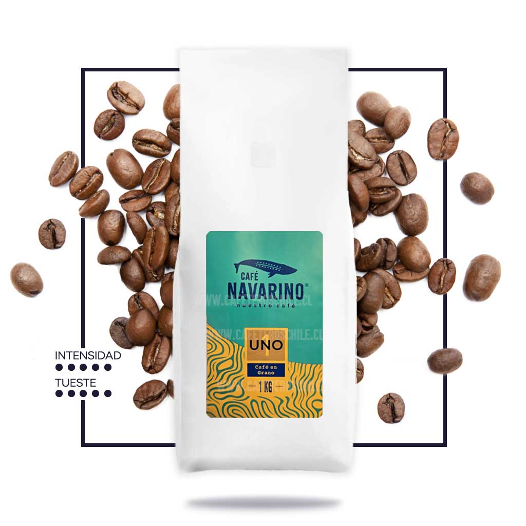 Café Navarino Uno 1kg Grano - Cafeteros Chile