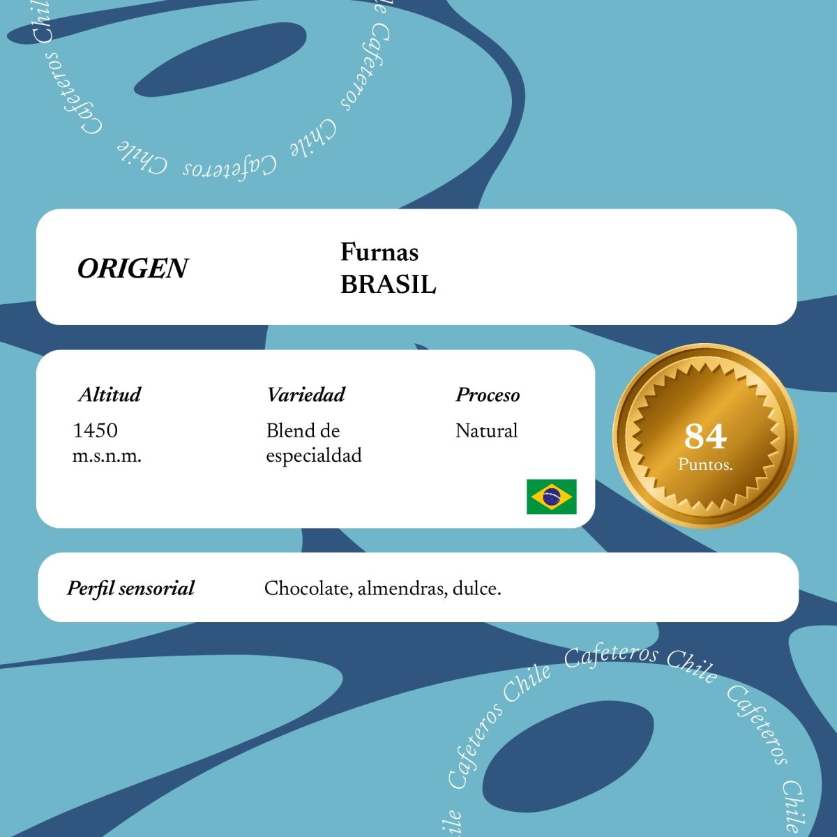 Café Verde 1kg Blend especial - Brasil - Cafeteros Chile