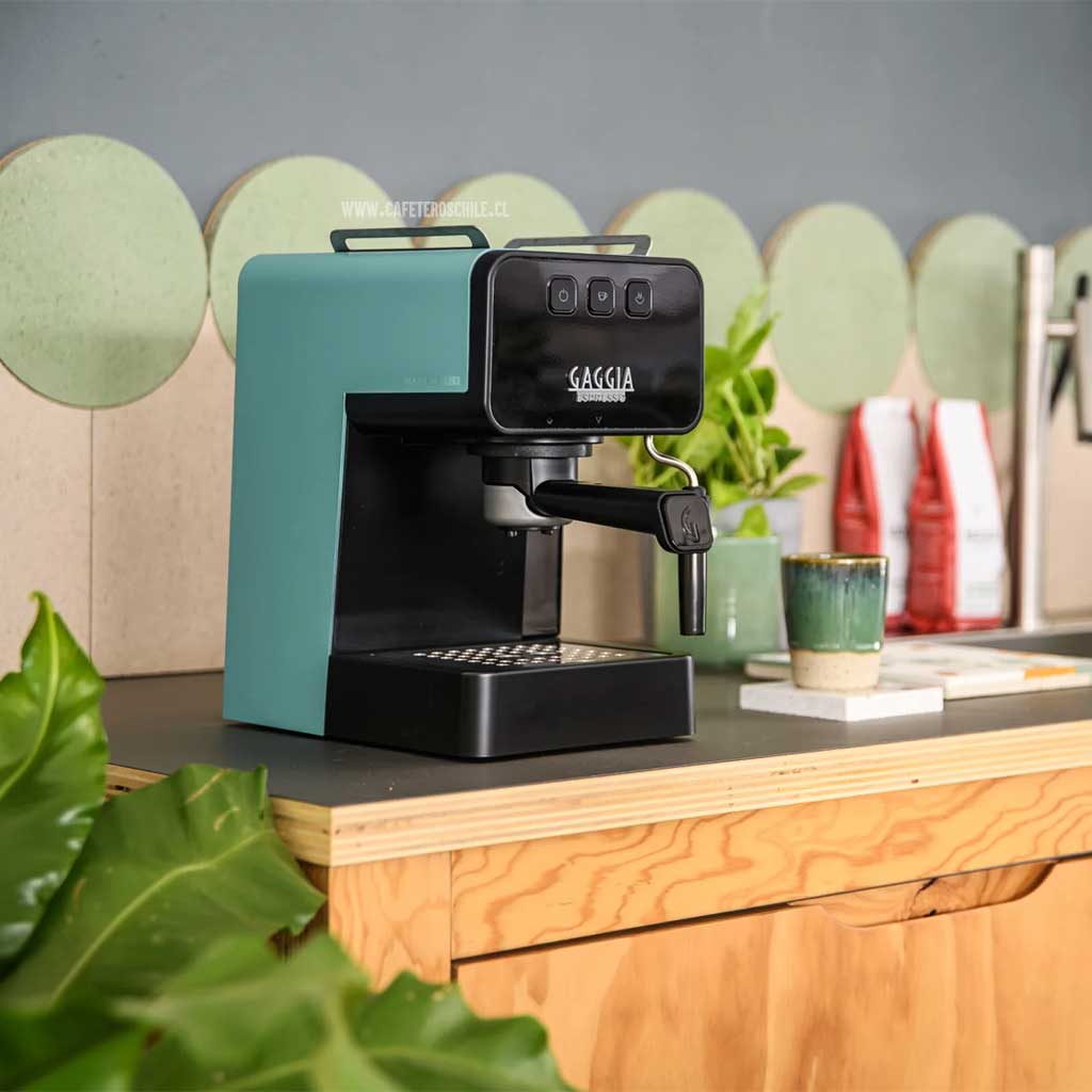 Cafetera Espresso Deluxe Verde - Cafeteros Chile