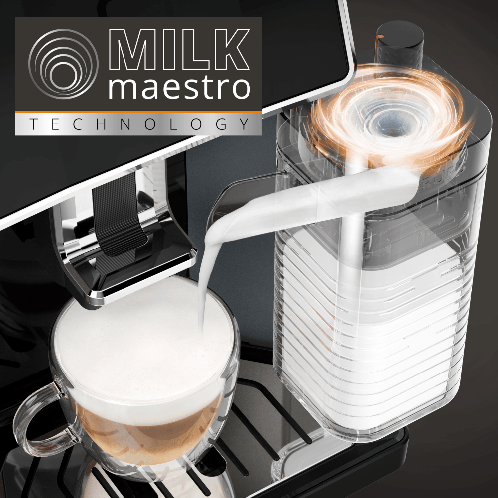 Cafetera Espresso Full Auto Sensation Milk Krups - Cafeteros Chile