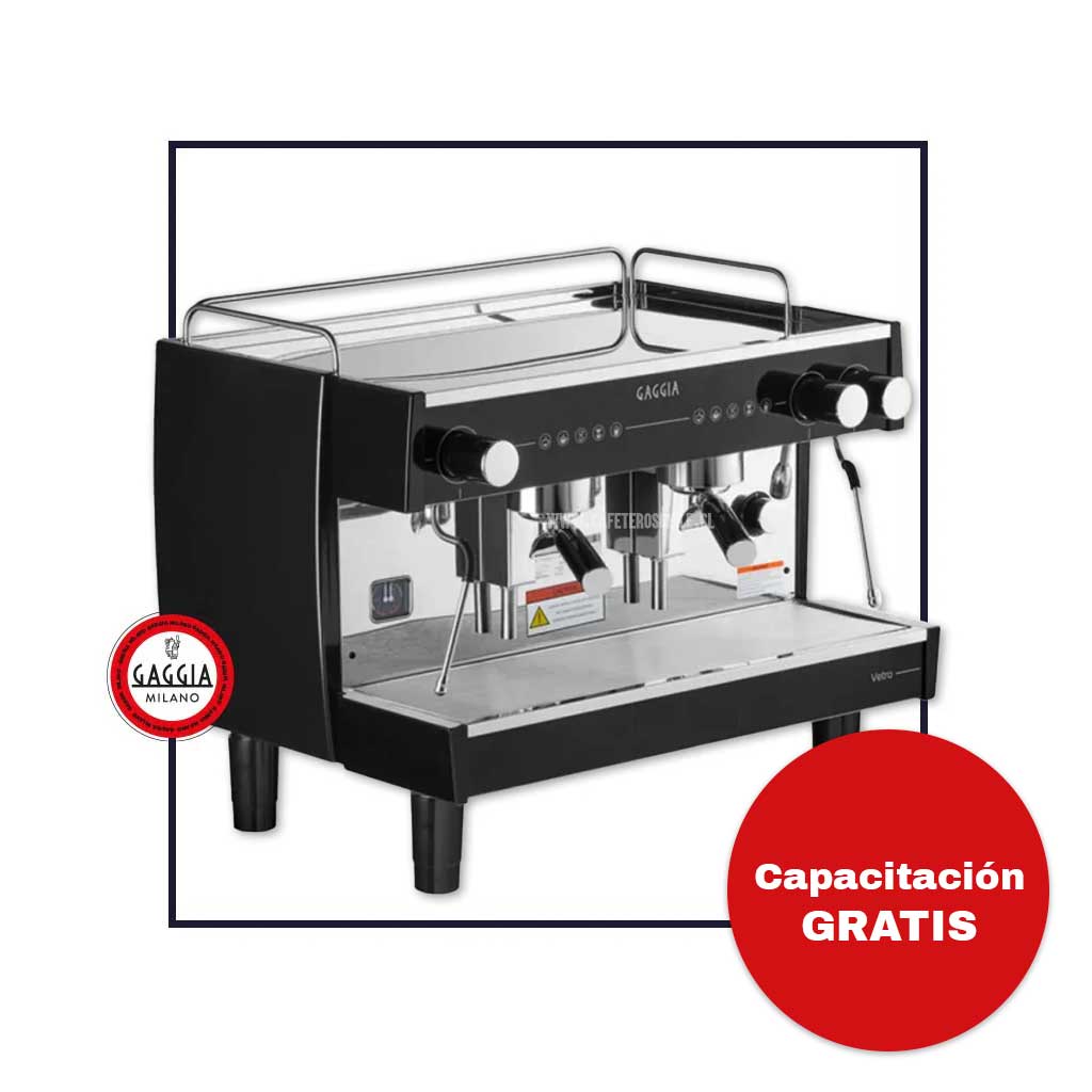 Cafetera Vetro 2G Altos Negro - Cafeteros Chile