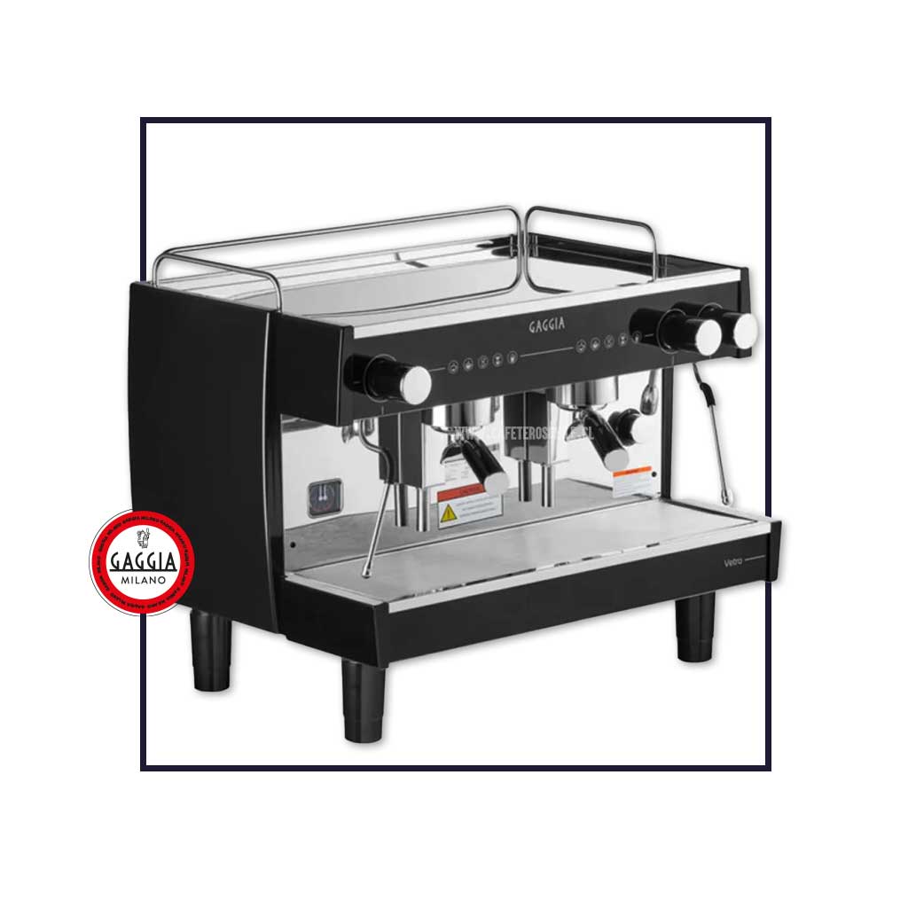 Cafetera Vetro 2G Altos Negro - Cafeteros Chile