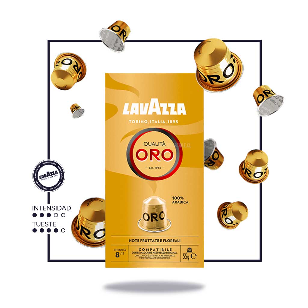 Cápsulas Nespresso Espresso Qualita Oro