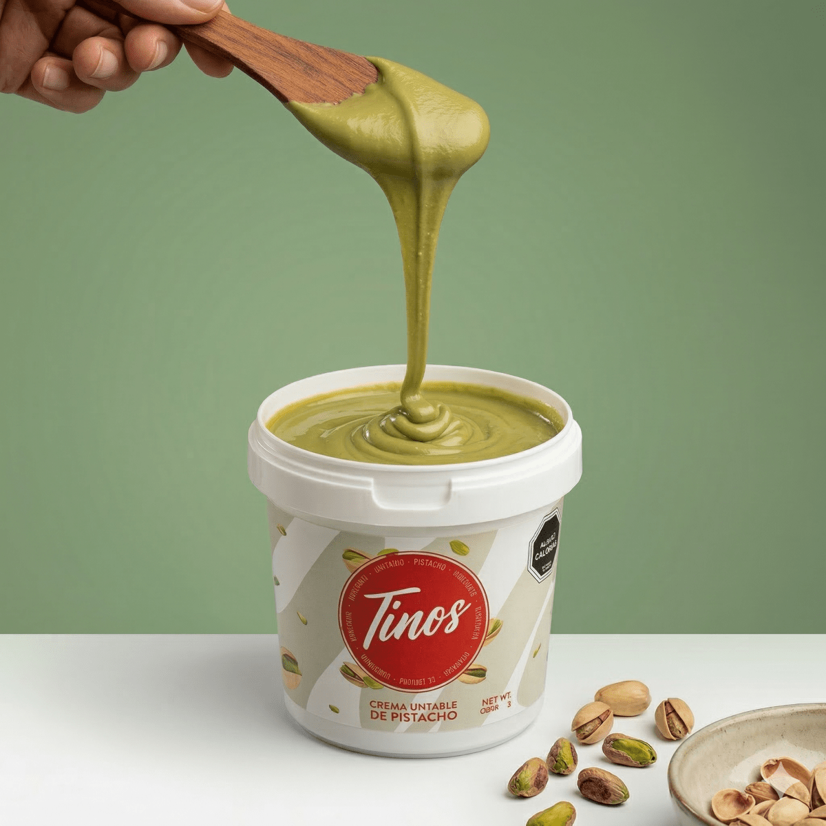 Crema untable pistacho 1kg - Cafeteros Chile