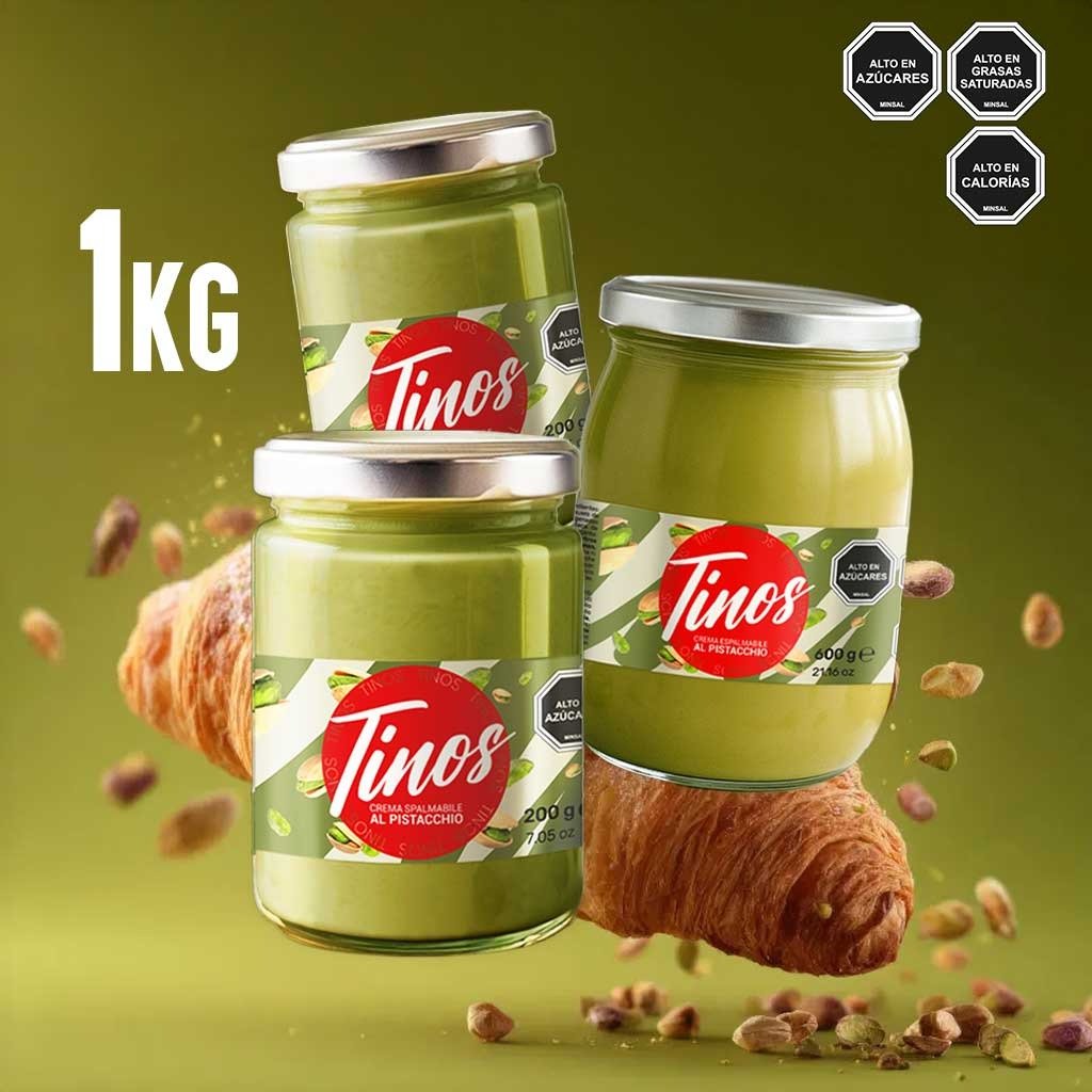 Crema untable pistacho 1kgm - Cafeteros Chile