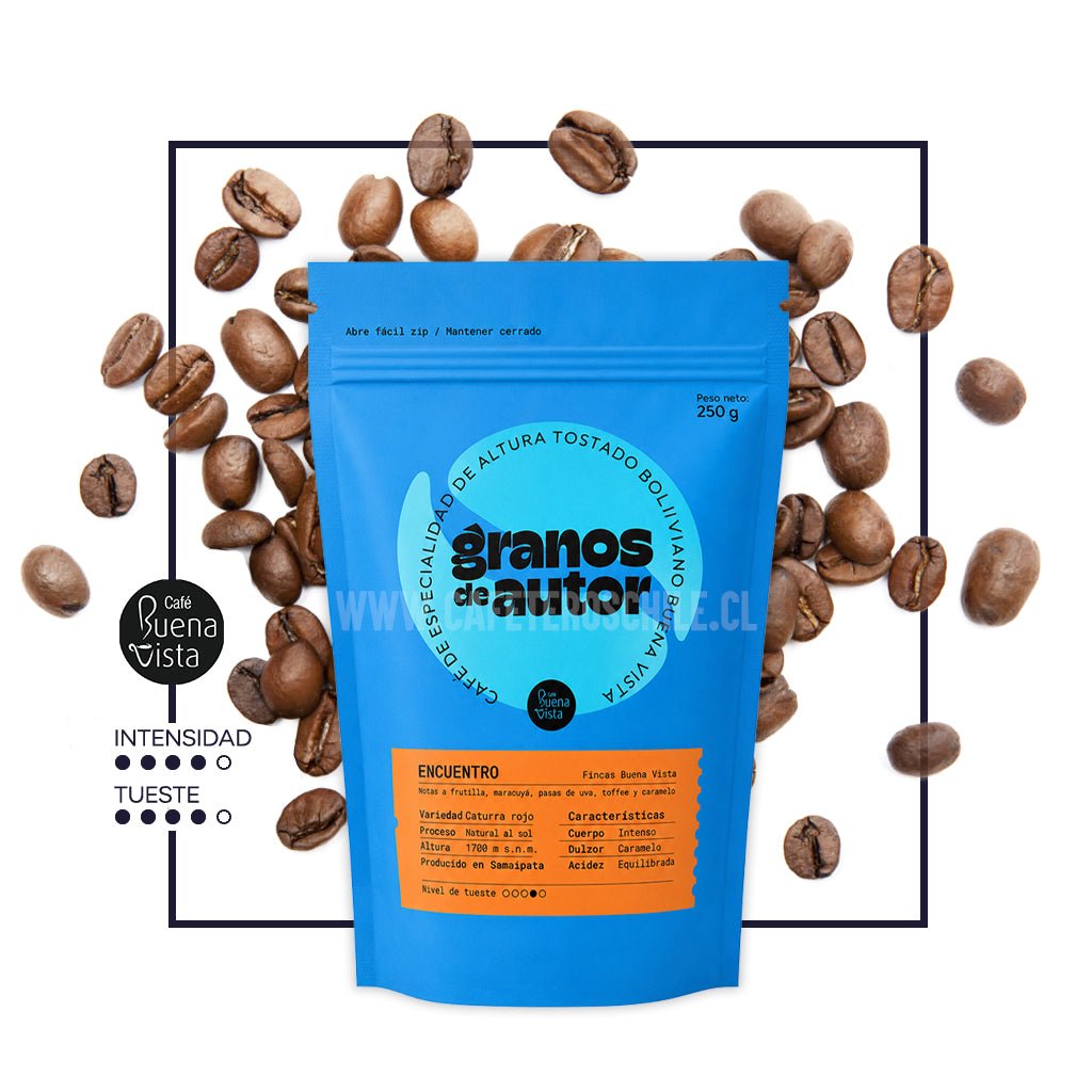 Encuentro 250gr grano - Cafeteros Chile