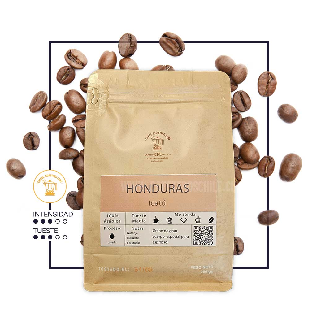 Honduras Icatu 250gr grano - Cafeteros Chile