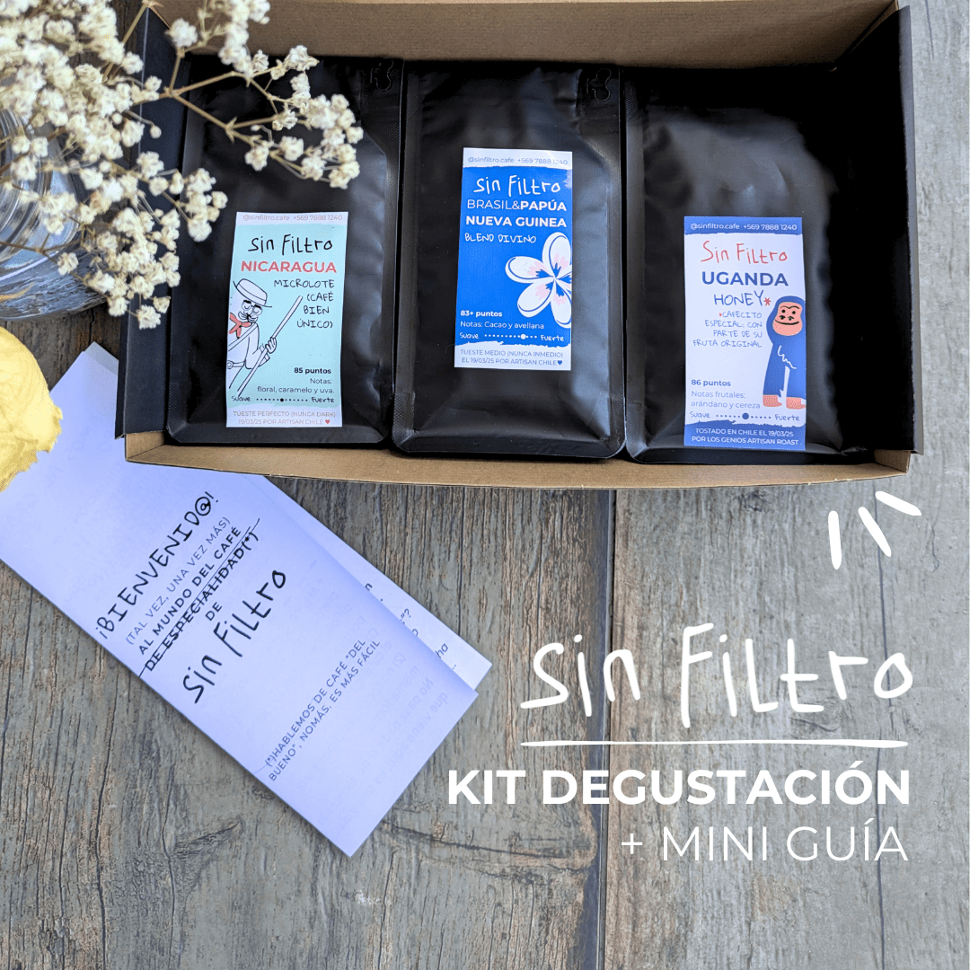 Kit degustación Sin Filtro - Cafeteros Chile