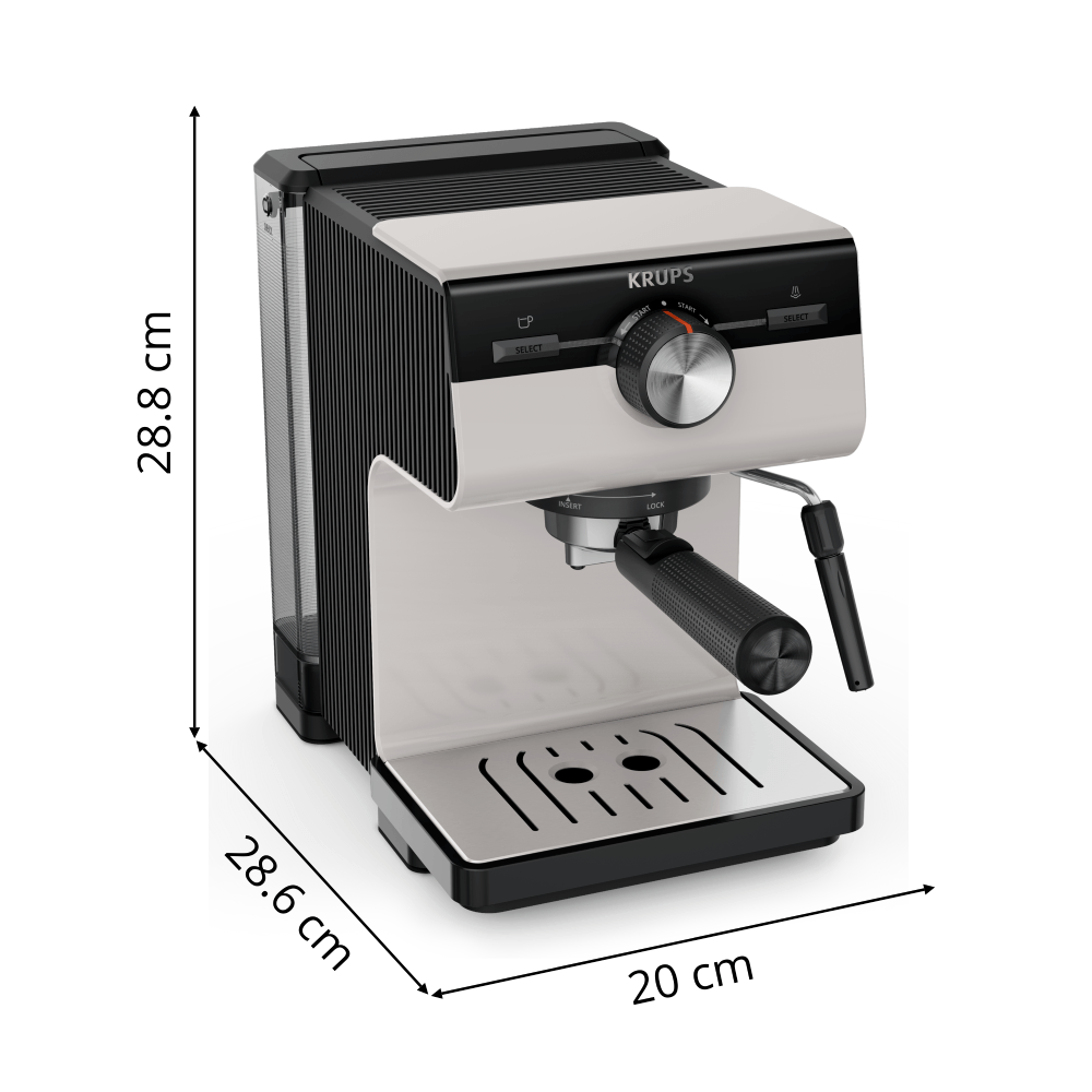 Cafetera Espresso Authentic Grey Krups